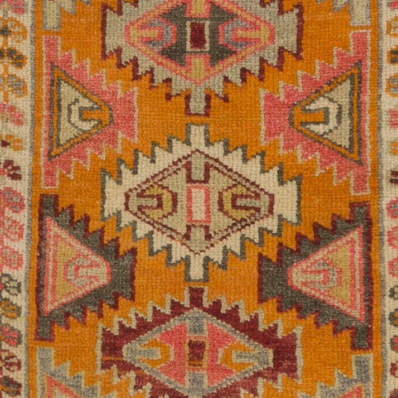 Vintage Tribal Runner Rug - 2' 10" x 12' 7" (34" x 151") - K0085281