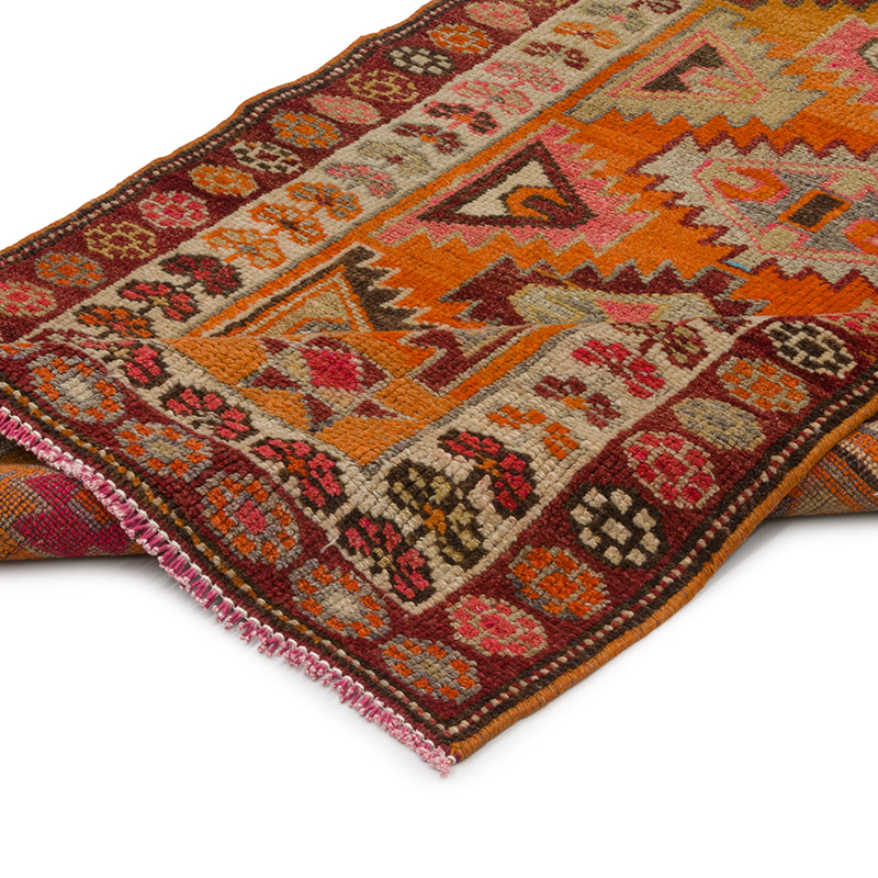 Vintage Tribal Runner Rug - 2' 10" x 12' 7" (34" x 151") - K0085281