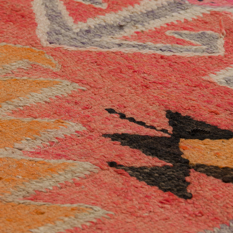 Vintage Herki Kilim Runner - 3' 2" x 11' 2" (38" x 134") - K0085283