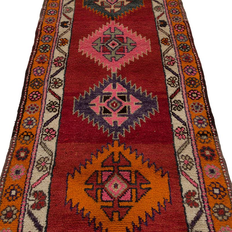 Vintage Anadolu Yolluk - 90 cm x 367 cm - K0085285