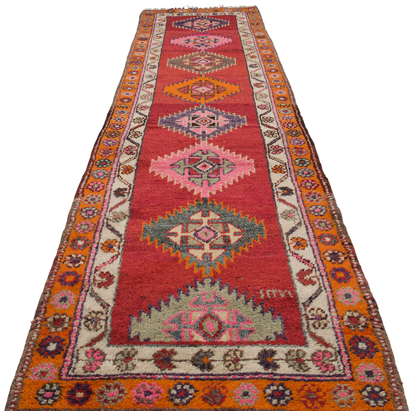 Vintage Anadolu Yolluk - 90 cm x 367 cm - K0085285