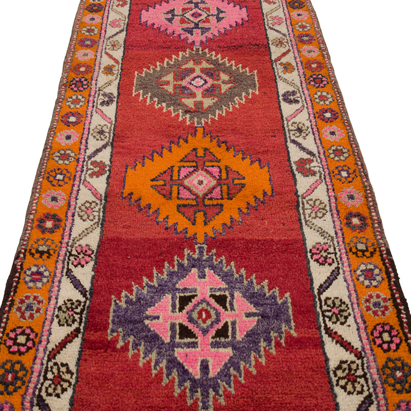 Vintage Anadolu Yolluk - 90 cm x 367 cm - K0085285