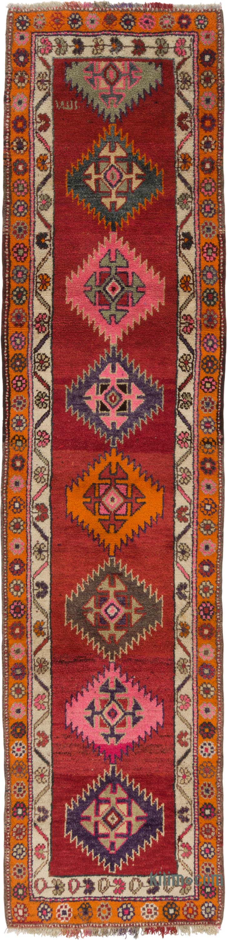 Vintage Anadolu Yolluk - 90 cm x 367 cm - K0085285