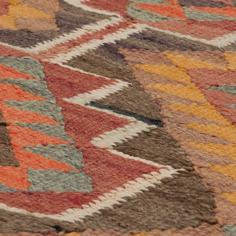 Corredor Vintage Herki Kilim - 85 cm x 329 cm - K0085287