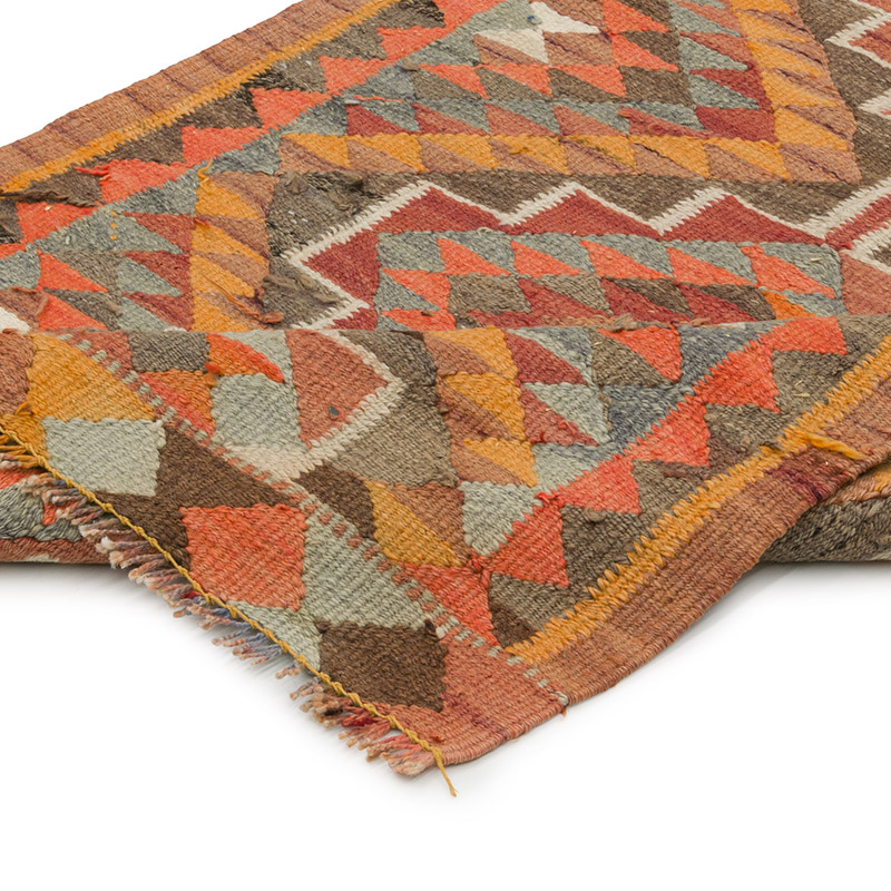 Corredor Vintage Herki Kilim - 85 cm x 329 cm - K0085287
