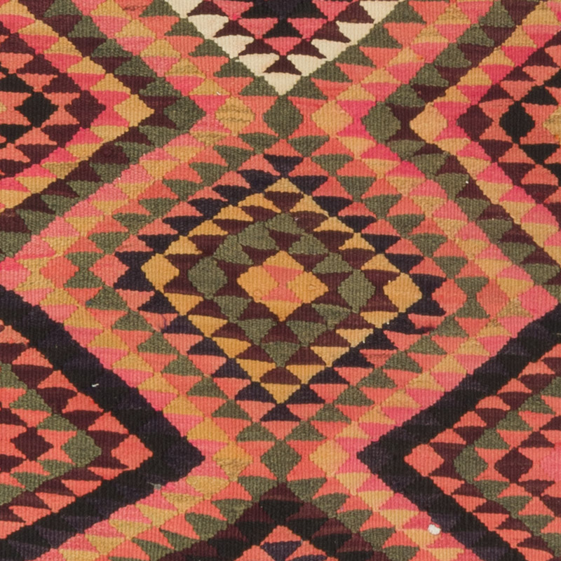Corredor Vintage Herki Kilim - 89 cm x 370 cm - K0085289