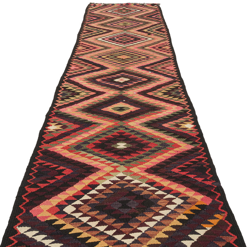 Corredor Vintage Herki Kilim - 89 cm x 370 cm - K0085289