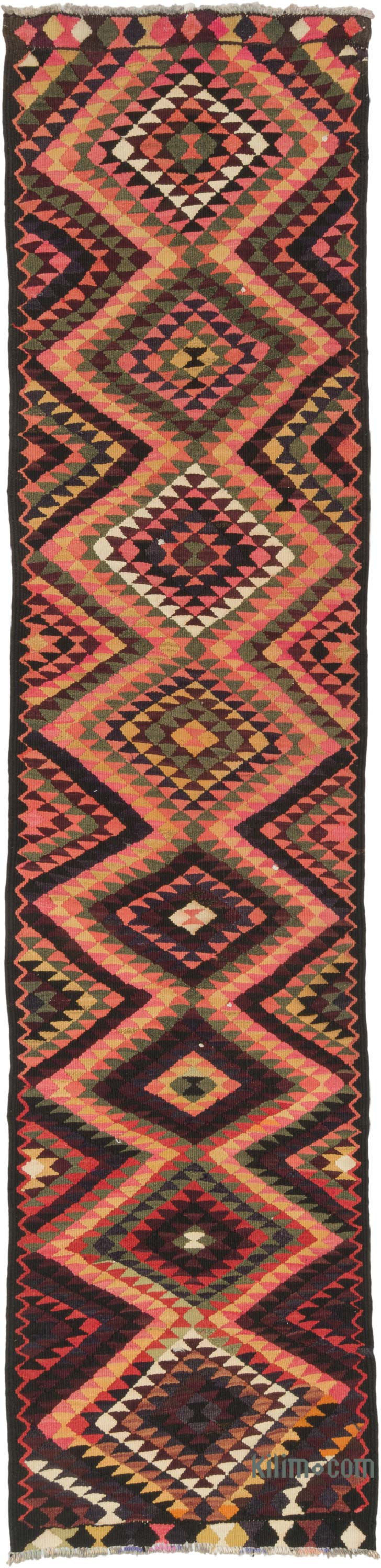 Corredor Vintage Herki Kilim - 89 cm x 370 cm - K0085289