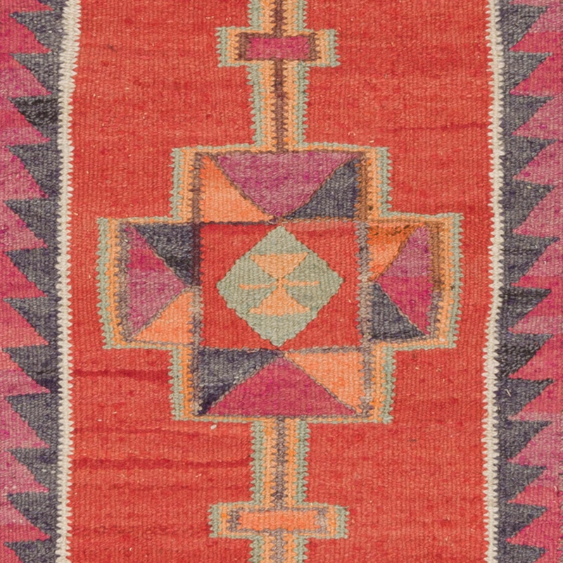 Vintage Herki Kilim Yolluk - 92 cm x 320 cm - K0085290