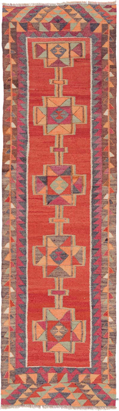 Corredor Vintage Herki Kilim - 92 cm x 320 cm