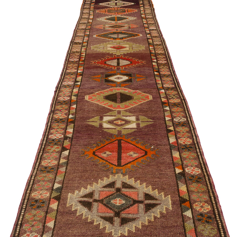 Alfombra Vintage de pasillo - 87 cm x 364 cm - K0085292