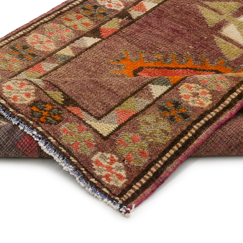 Alfombra Vintage de pasillo - 87 cm x 364 cm - K0085292