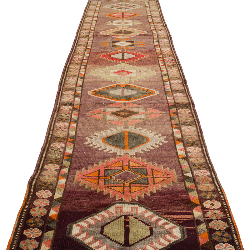 Alfombra Vintage de pasillo - 87 cm x 364 cm - K0085292