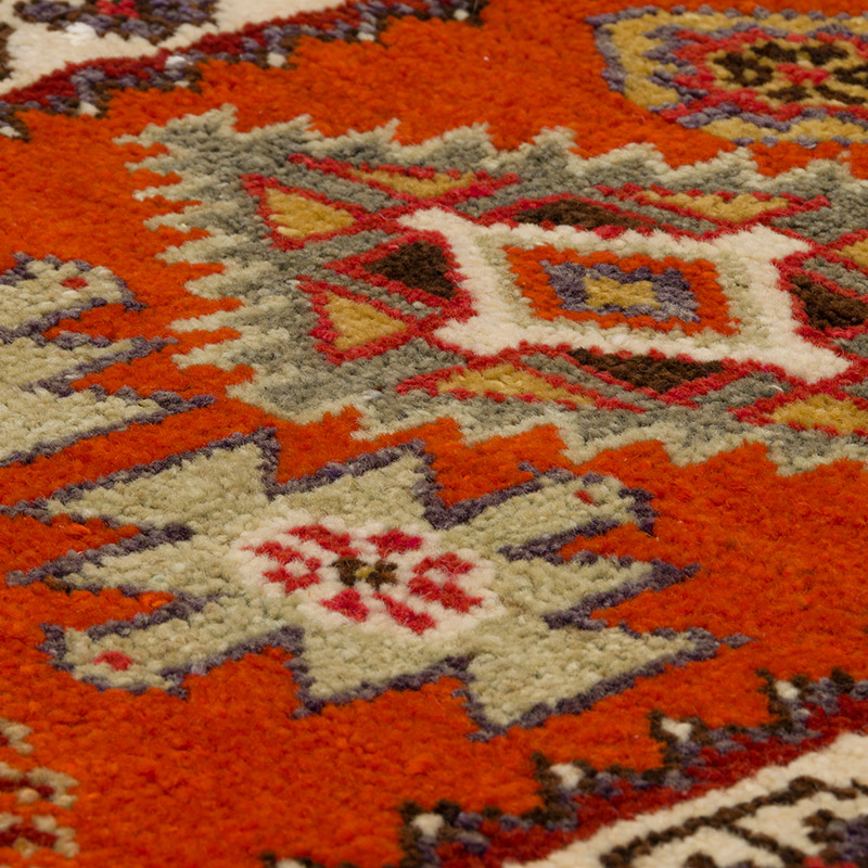 Alfombra Vintage de pasillo - 88 cm x 392 cm - K0085293