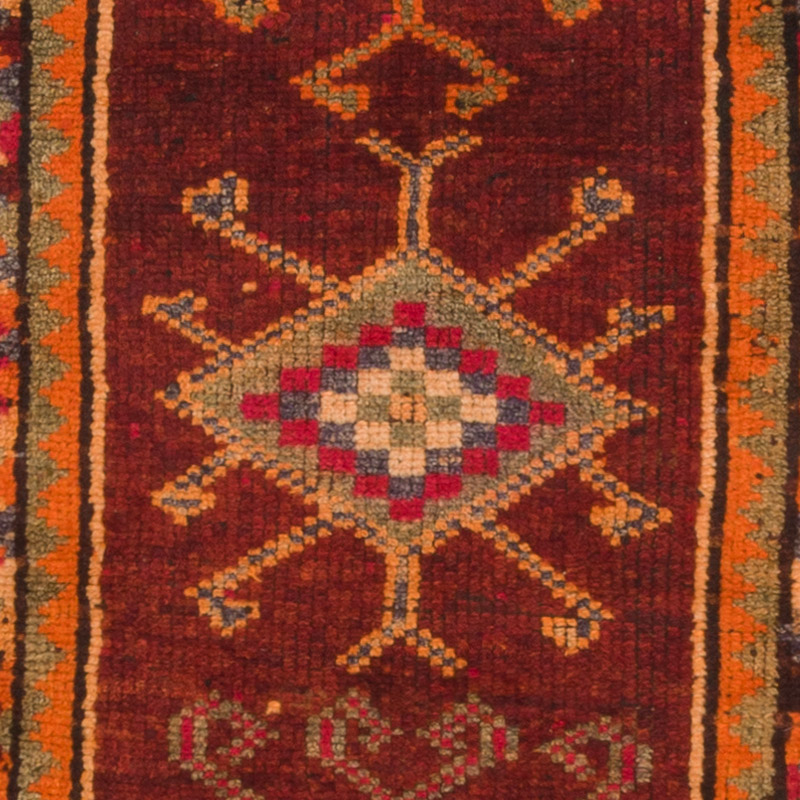 Vintage Tribal Runner Rug - 2' 9" x 12' 8" (33" x 152") - K0085294