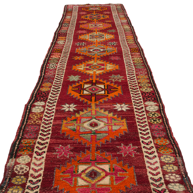 Vintage Anadolu Yolluk - 93 cm x 373 cm - K0085298