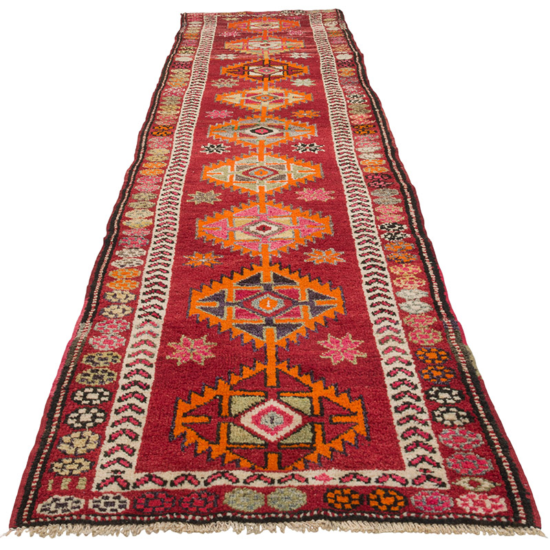 Vintage Anadolu Yolluk - 93 cm x 373 cm - K0085298