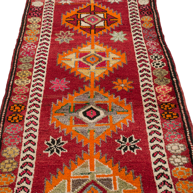 Vintage Anadolu Yolluk - 93 cm x 373 cm - K0085298