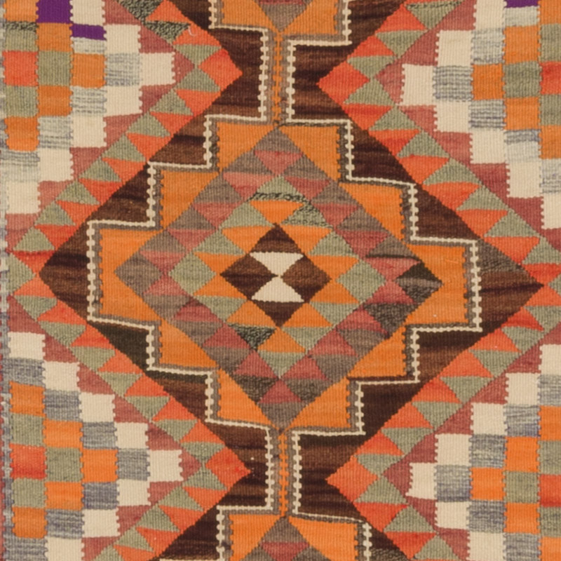 Corredor Vintage Herki Kilim - 85 cm x 365 cm - K0085299
