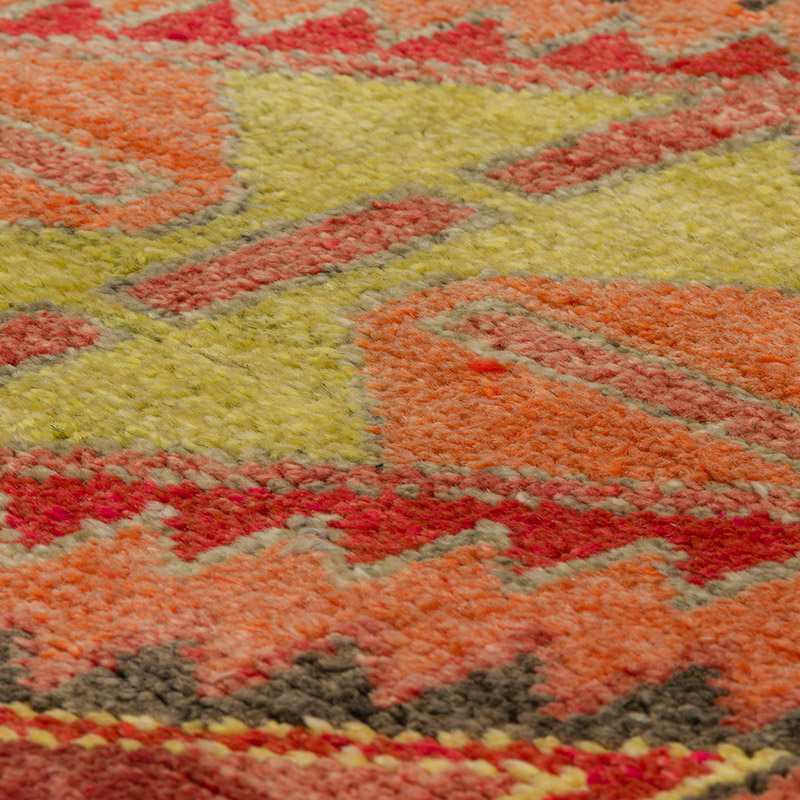 Vintage Tribal Runner Rug - 2' 10" x 13'  (34" x 156") - K0085300
