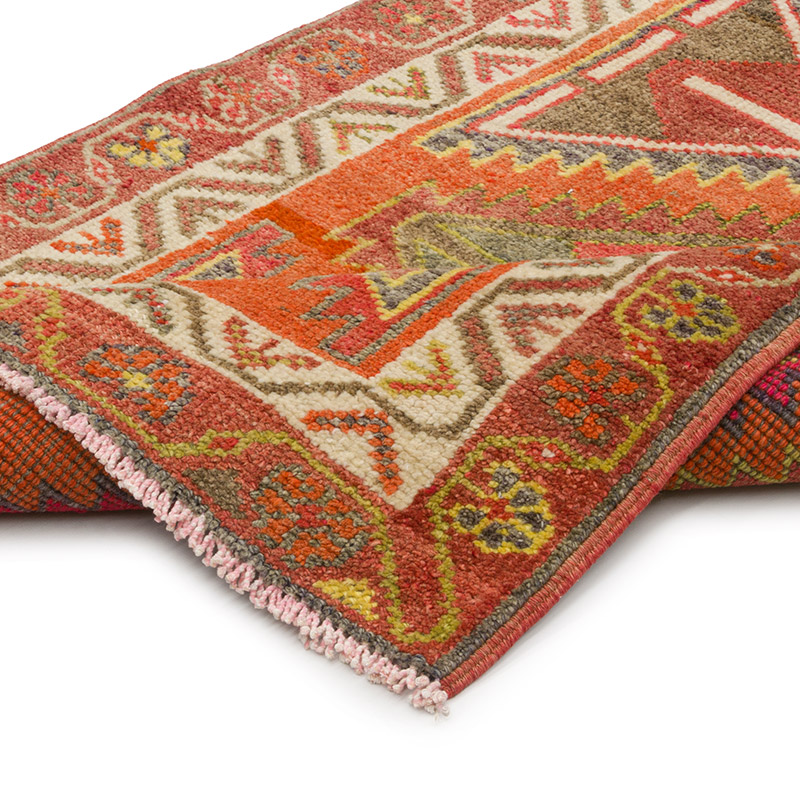 Vintage Tribal Runner Rug - 2' 10" x 13'  (34" x 156") - K0085300