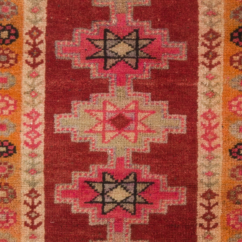 Alfombra Vintage de pasillo - 88 cm x 309 cm - K0085301