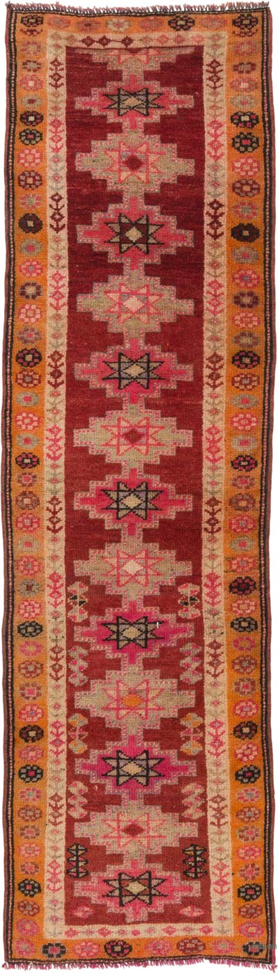 Vintage Anadolu Yolluk - 88 cm x 309 cm