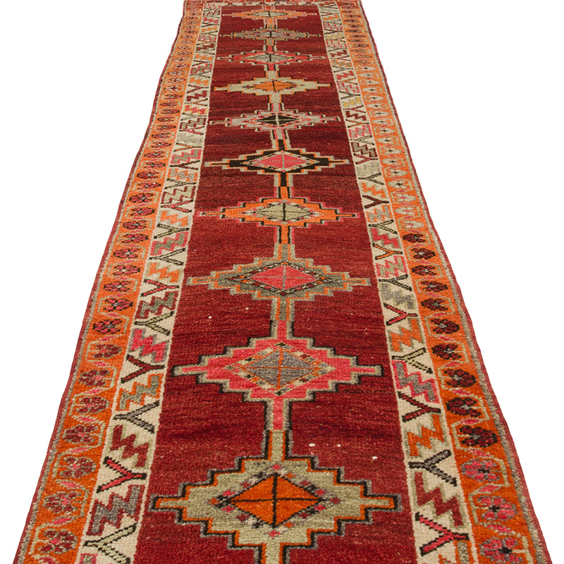 Vintage Anadolu Yolluk - 90 cm x 419 cm - K0085302