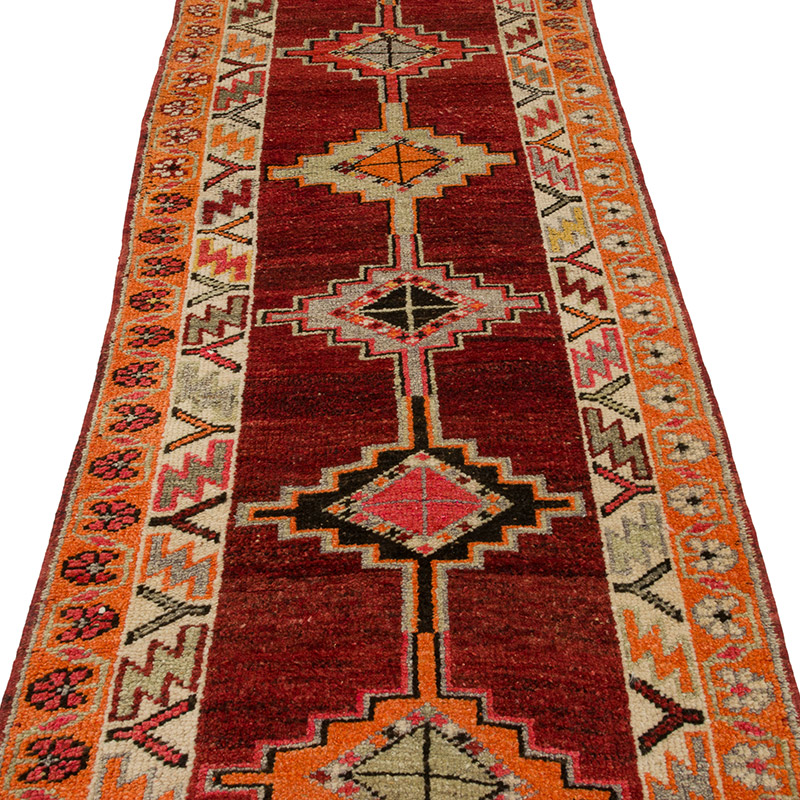 Vintage Anadolu Yolluk - 90 cm x 419 cm - K0085302