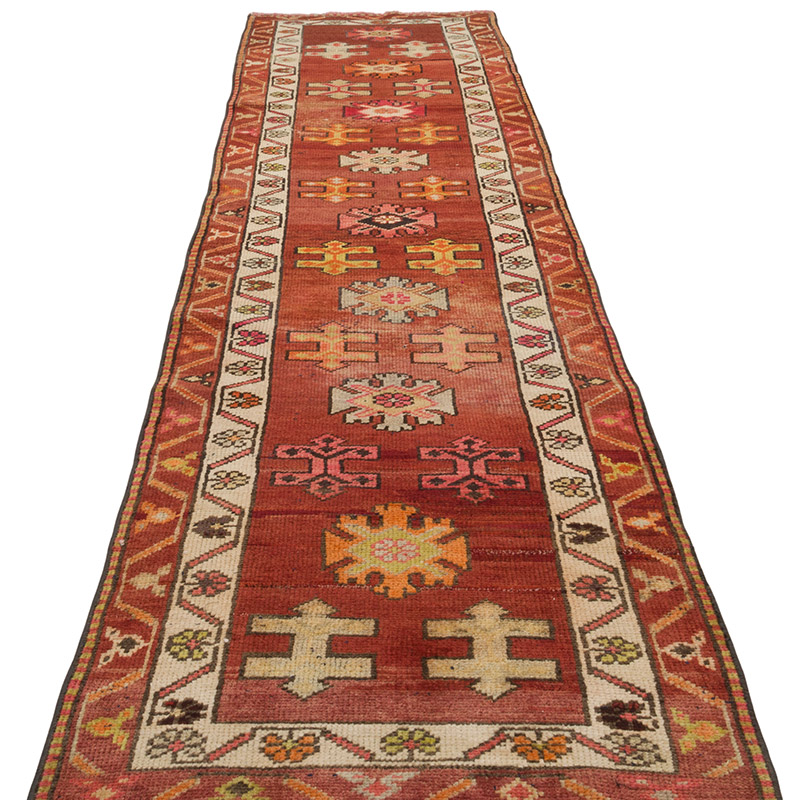 Vintage Anadolu Yolluk - 85 cm x 352 cm - K0085304