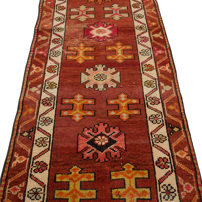 Vintage Anadolu Yolluk - 85 cm x 352 cm - K0085304