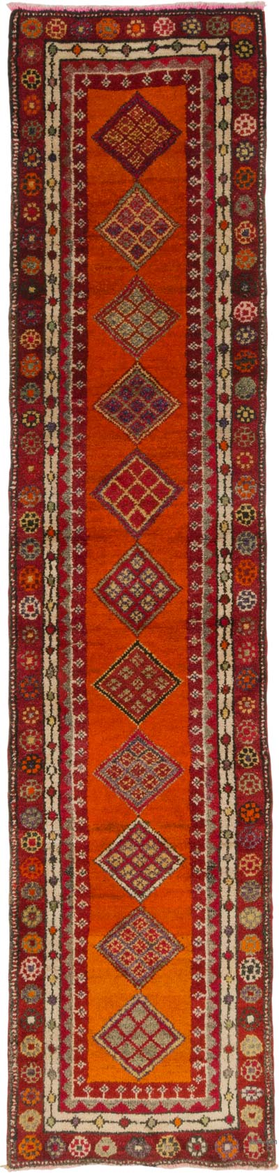 Alfombra Vintage de pasillo - 76 cm x 328 cm