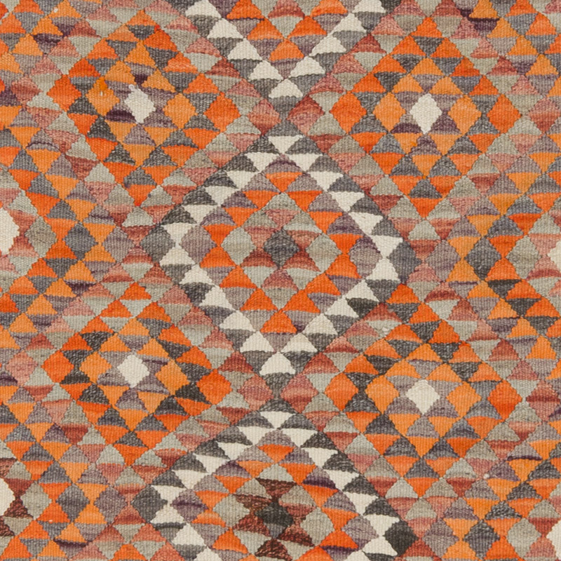 Vintage Herki Kilim Runner - 3' 1" x 9' 8" (37" x 116") - K0085309