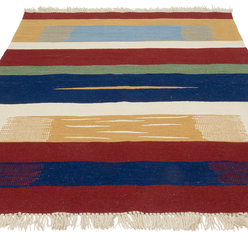 New Handwoven Turkish Kilim Rug - K0085314