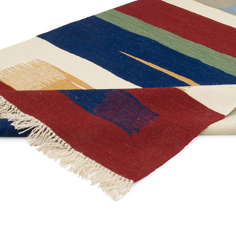 New Handwoven Turkish Kilim Rug - K0085314