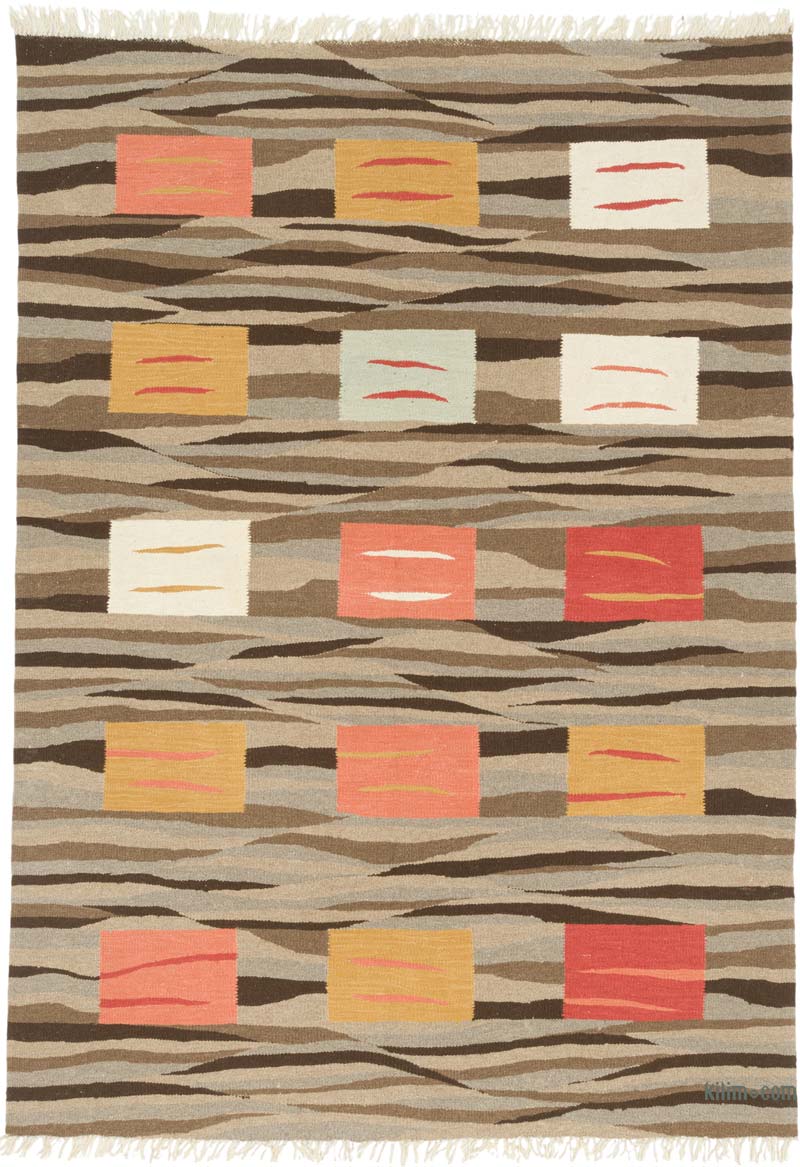 Yeni Kök Boya El Dokuma Kilim - K0085316