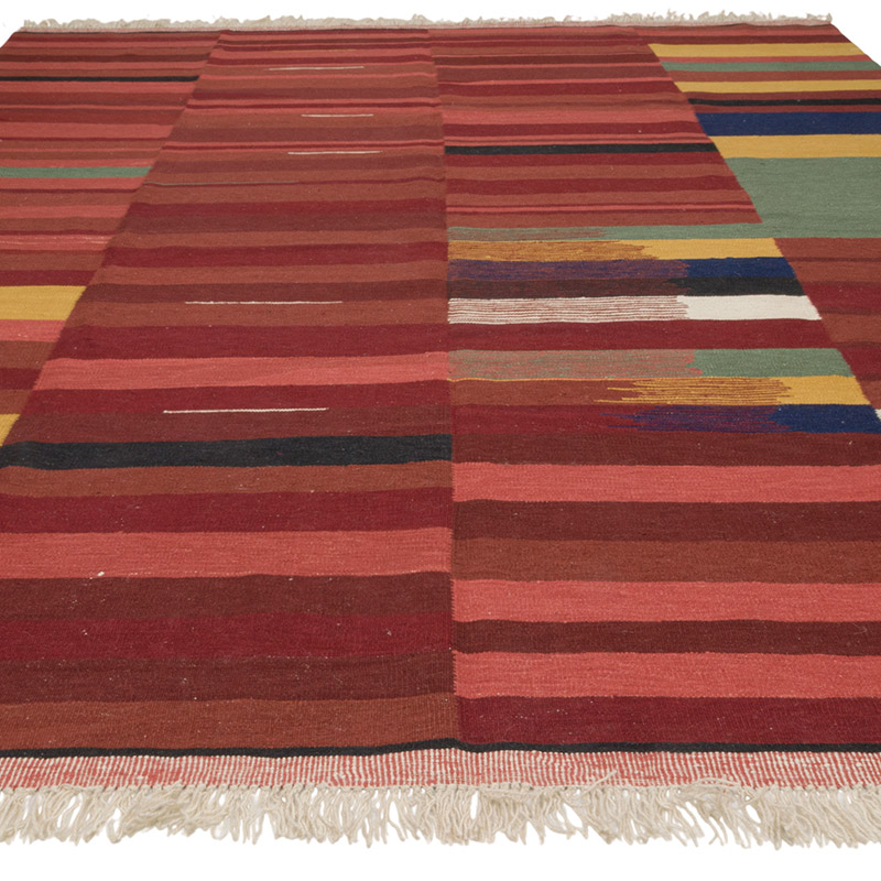 New Handwoven Turkish Kilim Rug - K0085317