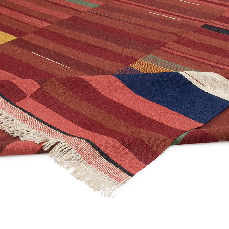 New Handwoven Turkish Kilim Rug - K0085317