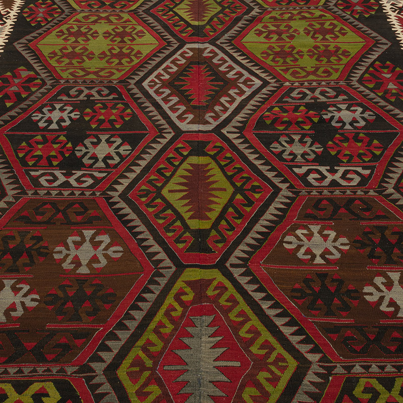 Alfombra Vintage Corum Kilim - 195 cm x 446 cm - K0085319