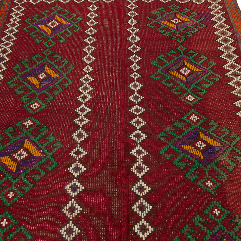 Vintage Anatolian Jijim Rug - 5' 3" x 8' 2" (63" x 98") - K0085321