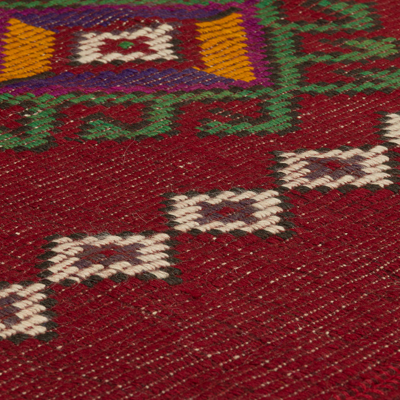 Vintage Anatolian Jijim Rug - 5' 3" x 8' 2" (63" x 98") - K0085321