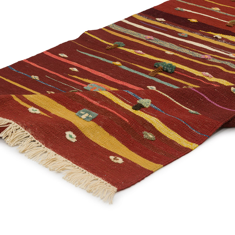 New Handwoven Turkish Kilim Rug - K0085323