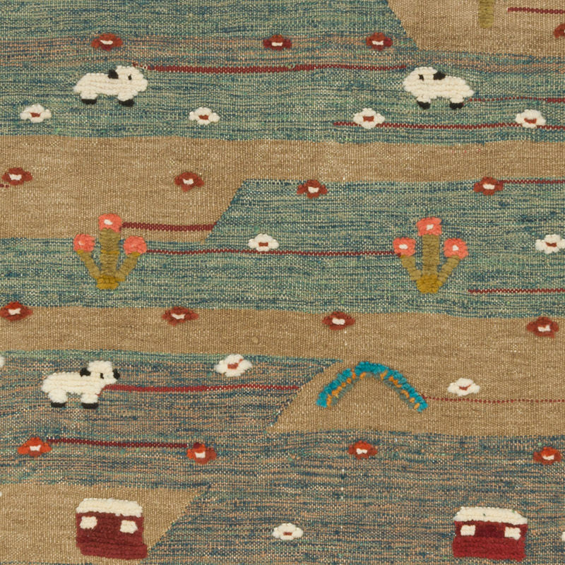Yeni Kök Boya El Dokuma Kilim - K0085325
