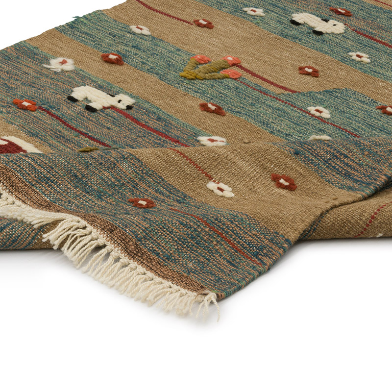 Yeni Kök Boya El Dokuma Kilim - K0085325