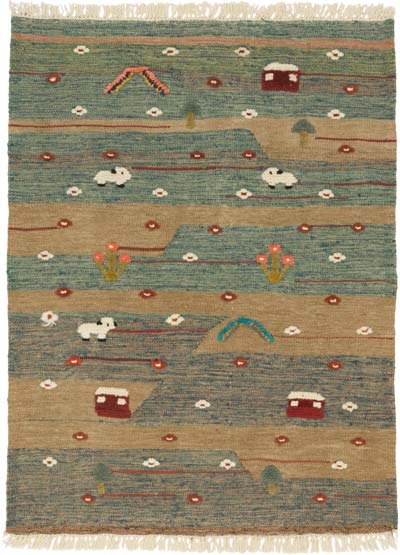 New Handwoven Turkish Kilim Rug
