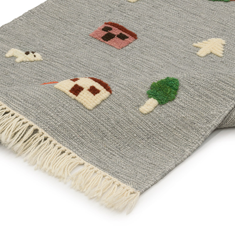 New Handwoven Turkish Kilim Rug - K0085326
