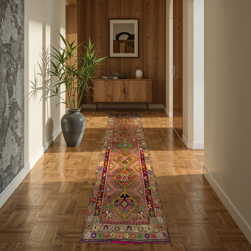 Vintage Anadolu Yolluk - 82 cm x 300 cm - K0085328