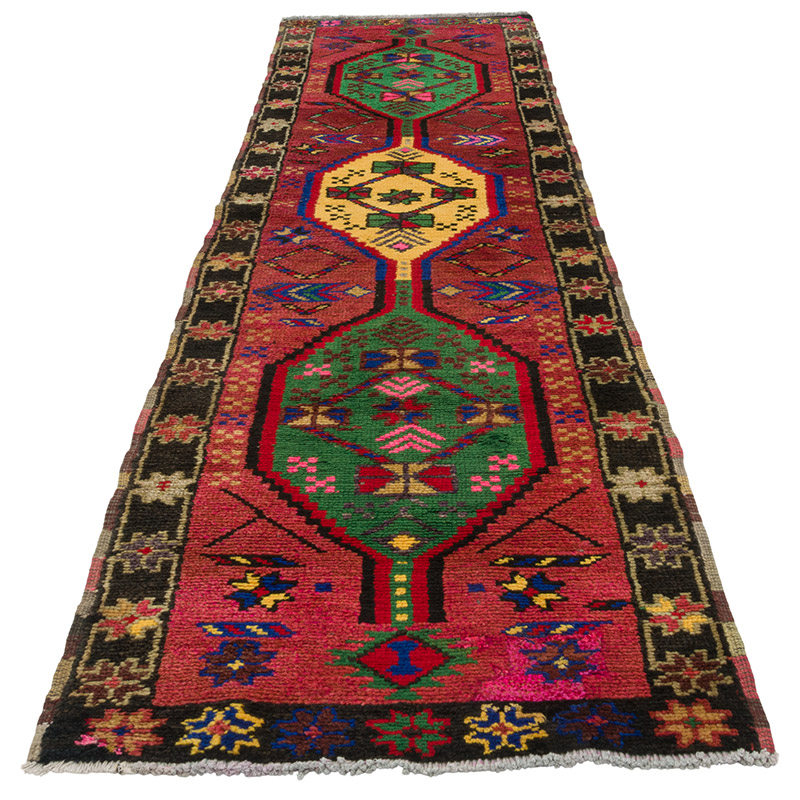 Alfombra Vintage de pasillo - 81 cm x 300 cm - K0085329