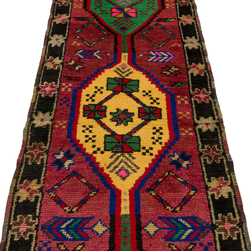 Alfombra Vintage de pasillo - 81 cm x 300 cm - K0085329