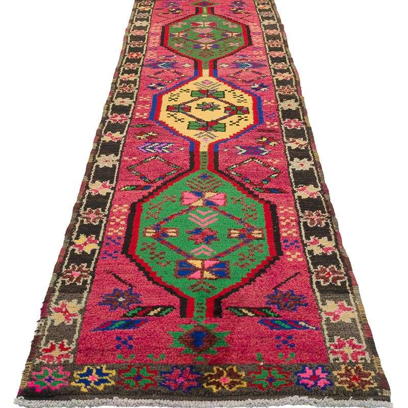 Alfombra Vintage de pasillo - 81 cm x 300 cm - K0085329